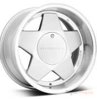 Borbet A 7x15 4x100 ET25, серебристый · полированный