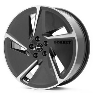 Borbet AE 7.5x20 5x114.3 ET50, anthracite (Mistral Anthracite Pol. ExaPeel)