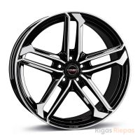 Borbet ATX 8x19 5x114.3 ET50, чёрный · полированный