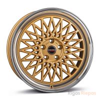 Borbet B 8.5x19 5x114.3 ET40, золотистый · полированный (Gold Rim Polished)