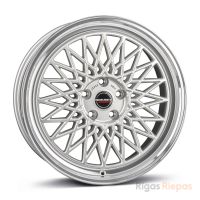 Borbet B 8x18 5x114.3 ET40, sudraba · pulēts (Silver Rim Polished)