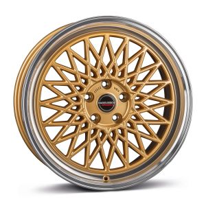 Borbet B 8x18 5x120 ET35, zelta · pulēts (Gold Rim Polished)
