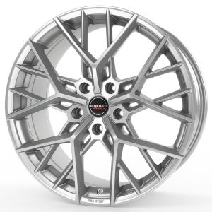 Borbet BY 9x20 5x112 ET25, silver (Sterling Silver)