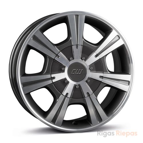 Borbet CH 7.5x17 5x118 ET61, антрацитовый · полированный (Mistral Anthracite Glossy Polished)