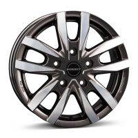 Borbet CW5 6.5x16 5x120 ET60, anthracite · polished (Mistral Anthracite Glossy Polished)