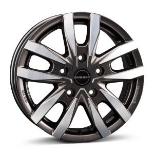 Borbet CW5 7.5x18 5x118 ET53, antracīta · pulēts (Mistral Anthracite Glossy Polished)