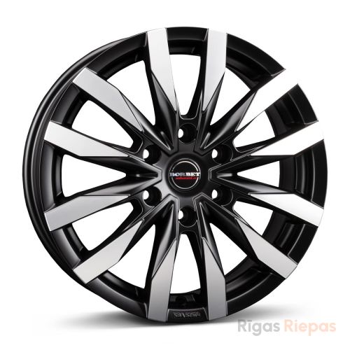 Borbet CW6 7.5x18 6x120 ET45, black · polished