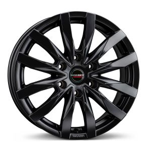 Borbet CW6 6.5x17 6x139.7 ET48, melns · matēts