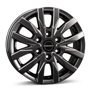 Borbet CW6 6.5x16 6x130 ET62, anthracite · gloss (Mistral Anthracite Glossy)