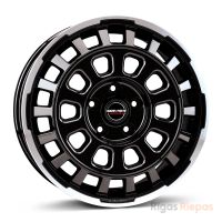 Borbet CW7 7.5x18 5x118 ET53, melns · pulēts (Black Rim Polished Glossy)