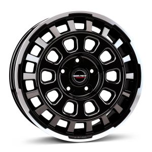 Borbet CW7 7.5x18 5x118 ET53, melns · pulēts (Black Rim Polished Glossy)
