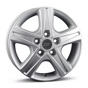 Borbet CWD 6x15 5x118 ET68, sudraba (Crystal Silver)