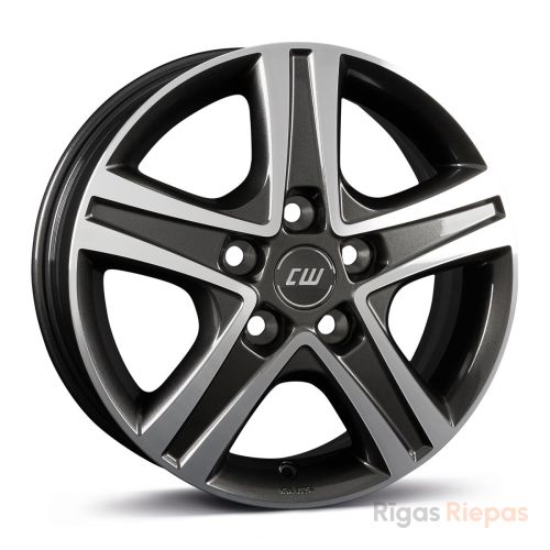 Borbet CWD 6.5x16 5x114.3 ET46, anthracite · polished (Mistral Anthracite Glossy Polished)