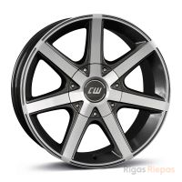 Borbet CWE 7x16 6x139.7 ET35, antracīta · pulēts (Mistral Anthracite Glossy Polished)
