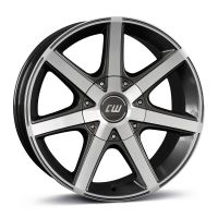 Borbet CWE 7x16 5x130 ET38, anthracite · polished (Mistral Anthracite Glossy Polished)