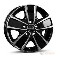 Borbet CWG 6x16 5x130 ET68, black · polished