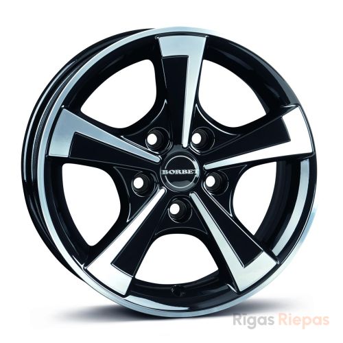 Borbet CWT 6x15 5x112 ET30, melns · pulēts