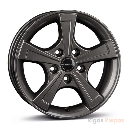 Borbet CWT 6x15 5x112 ET30, антрацитовый · глянцевый (Mistral Anthracite Glossy)
