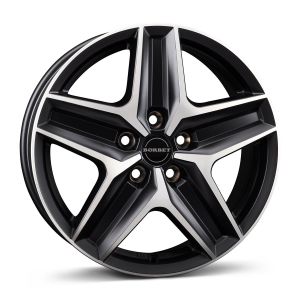 Borbet CWZ 7.5x18 5x118 ET53, black · polished