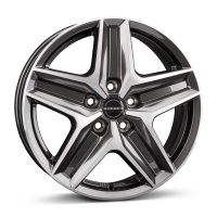 Borbet CWZ 7.5x18 5x130 ET53, anthracite · polished (Mistral Anthracite Glossy Polished)