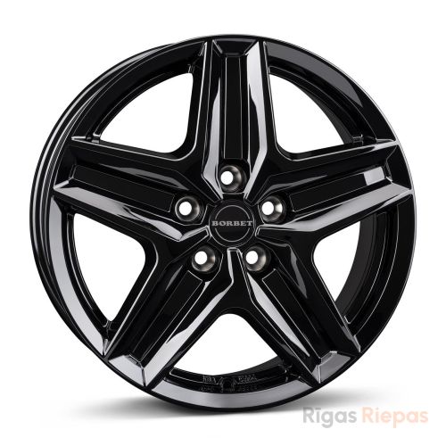Borbet CWZ 7.5x18 5x120 ET53, чёрный · глянцевый