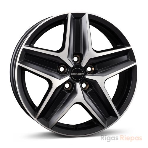 Borbet CWZ 7.5x18 5x118 ET53, чёрный · полированный