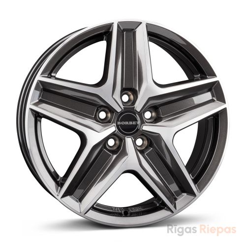 Borbet CWZ 6x17 5x112 ET30, антрацитовый · полированный (Mistral Anthracite Glossy Polished)