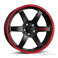 Borbet DB8GT2 8.5x19 5x114.3 ET40, black · matte (Black Matt Rim Red)