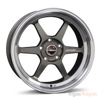 Borbet DB8GT 8.5x18 5x108 ET40, антрацитовый · полированный (Graphite Rim Polished)