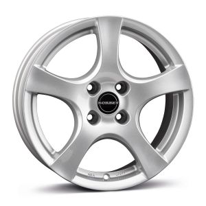 Borbet F 6x15 4x98 ET35, sudraba (Brilliant Silver)