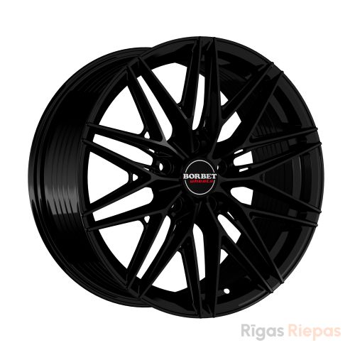 Borbet FB1 8x18 5x112 ET40, black · gloss
