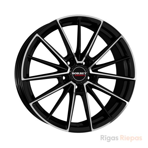 Borbet FB2 8.5x19 5x120 ET35, чёрный · полированный