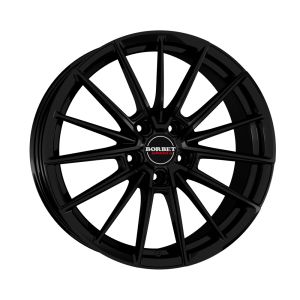 Borbet FB2 8.5x19 5x112 ET25, melns · spīdīgs