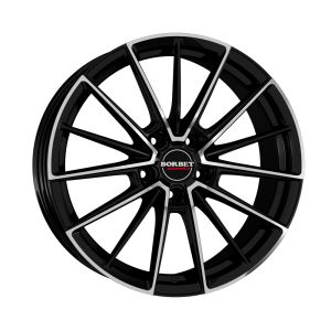Borbet FB2 8.5x19 5x120 ET35, чёрный · полированный