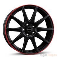 Borbet GTX 8x19 5x114.3 ET50, чёрный · матовый (Black Matt Rim Red)