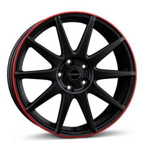 Borbet GTX 8x19 5x114.3 ET50, чёрный · матовый (Black Matt Rim Red)