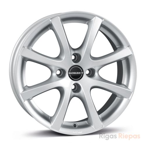 Borbet LV4 5.5x14 4x100 ET35, silver (Crystal Silver)