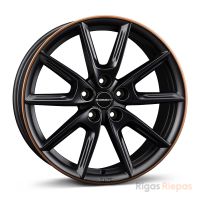 Borbet LX18 8x18 5x112 ET44, melns · matēts (Black Matt Rim Copper)