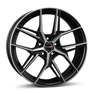 Borbet QX 8x19 5x108 ET50, melns · pulēts