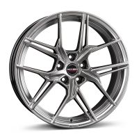 Borbet QX 8.5x20 5x110 ET31, black · polished (Hyper Black Silver)