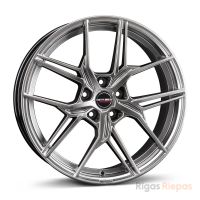 Borbet QX 8x19 5x108 ET50, чёрный · полированный (Hyper Black Silver)