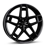 Borbet TF 10.5x24 5x120 ET34, black · polished (Black Rim Polished Glossy)