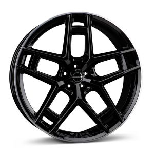 Borbet TF 10.5x24 5x112 ET20, melns · pulēts (Black Rim Polished Glossy)