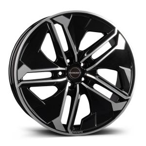 Borbet TX 9x21 5x120 ET45, melns · pulēts