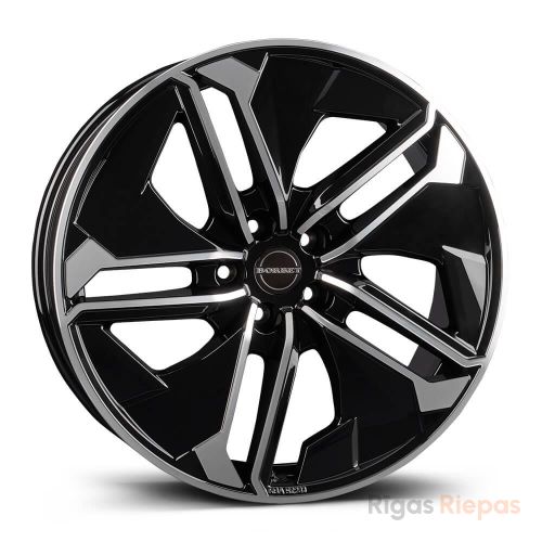 Borbet TX 9x21 5x120 ET45, black · polished