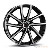 Borbet V 7x19 5x112 ET43, black · polished