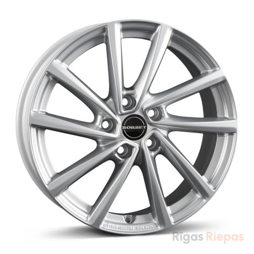 Borbet V 7x17 5x112 ET40, silver (Crystal Silver)