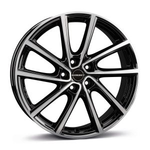 Borbet V 7x19 5x114.3 ET40, чёрный · полированный