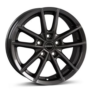 Borbet W 6x15 5x108 ET43, anthracite · gloss (Mistral Anthracite Glossy)