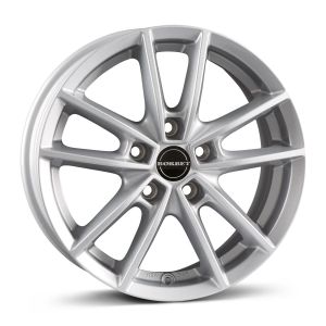 Borbet W 6x15 5x112 ET43, серебристый (Crystal Silver)